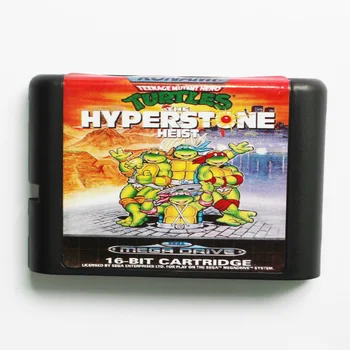 Sega Mega Drive / Genesis Sistemi İçin Hyperstone Heist Oyun Kartuşu en Yeni 16 bit Oyun Kartı kaplumbağalar