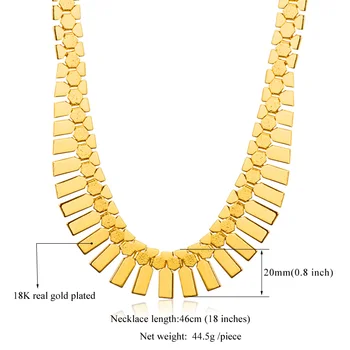 Kadınlar için tıknaz deyimi kolye benzersiz tasarım takı altın rengi metal boyun gerdanlık 2017 N351G