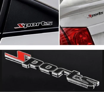 Toyota Mark II Mark X Mirai MAİL BAY İçin otomatik Spor Kelime Harf 3D Krom Metal Şekillendirme Araba Sticker-S Opa Passo Platz Premio