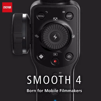 Ön satış 3 4 akıllı telefon El düz ZHİYUN-Akıllı telefonu iPhone Kamera Gimbal için Gimbal zhi yun Taşınabilir Sabitleyici Eksen