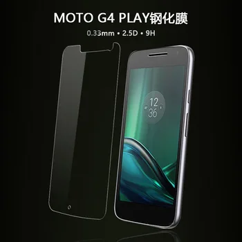Moto G4 Oynamak için Motorola Moto G4 Oynamak için XT1607 XT1609 2.5 D 9H Tempered Cam Ekran Koruyucu ÇANTASI cam Filmi