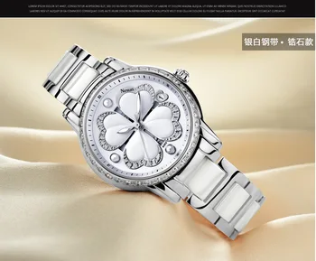 İsviçre Nesun Kadın Saatler Lüks Marka Kuvars İzle Kadın Pearl Relogio Feminino Saat Elmas N9069-8 Kol saati