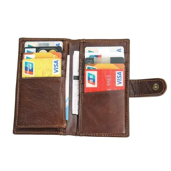 Hakiki Deri Kredi Kartı Sahibi Banka Kartları İş Durum İçin Sahipleri Adam Seyahat Bilet Porte Carte Kimliği Minimalist Cüzdan RFID