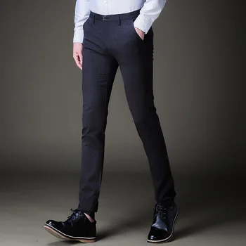 Jbersee 2017 Resmi Erkek Pantolon Slim Fit Düğün Erkek Takım Elbise Pantolon İş Pantolon Rahat Keten Yazlık Takım Elbise Pantolon Mens