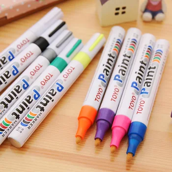 8pcs/boya kalemi işareti Kaldır yüzünden değil kalem Ham kafa boya renk Fotoğraf Ped kalem resim Malzemeleri solmaz Ayarlayın