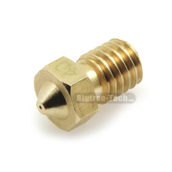 3D yazıcı 3D V6&Türkçe J-Head brass nozzle alanında 1,75/3.0 mm malzeme İçin 0.2/0.25/0.3/0.4 0.5//0.6/0.8/1.0 mm nozül
