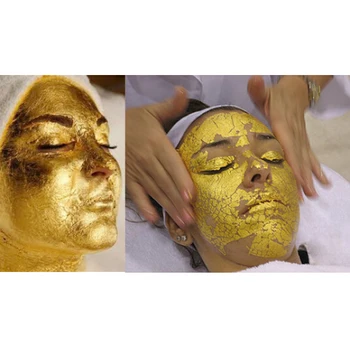 24K ALTIN Maske Aktif Yüz Maskesi Toz Parlatma Lüks Spa Anti-Aging Kırışıklık Tedavisi Güzellik Bakım 600 g