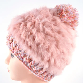 Kadın bere şapka barbekü yün kasketleri, örme kapaklar kadınlar kış yün kap kız sıcak bonnet balaclava gorro için 2017 yeni stil şapka