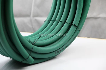 Ücretsiz Kargo 10meters 4 mm yeşil PU yuvarlak kemer Endüstriyel zaman kayış sürüş kemer konveyör bant çapı