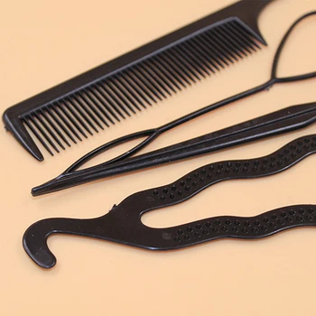 Klip Sopa Topuz Makinesi Şekillendirme kadın 4 adet Saç Büküm Aracı Saç Aksesuarları Örgü