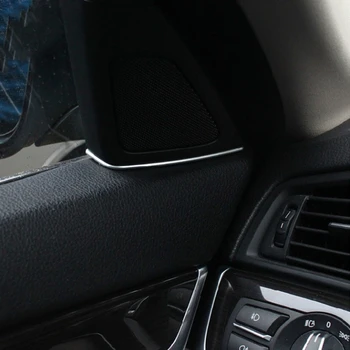 BMW 5 Serisi araba Ön Kapı Hoparlör Şerit Stereo Çıkartma Kapağı Trim Etiket 525 520 F10