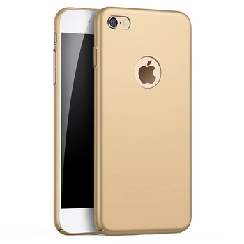 7 6 iPhone X için GerTong Lüks Sert PC Telefon kılıfı 6 Artı 5 5S SE taleplerini karşılamak Premium Mat Tam Vücut Rengi Kırmızı Telefon Kabuk S