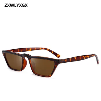 ZXWLYXGX Moda Tasarım Bayan Düz Üst Kare Klasik Hipster Retro Gözlükler Kedi Gözü Dar Kutu güneş Gözlüğü güneş Gözlüğü güneş Gözlüğü