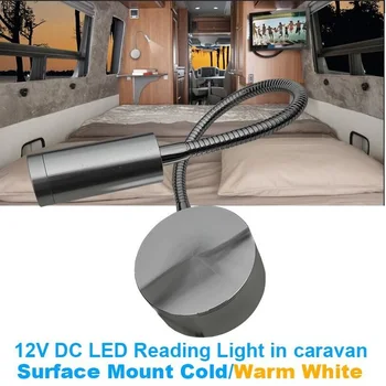12 V DC Işık Esnek Konuşmak İç ışık Karavan Karavan Römork/KARAVAN/Okuma Bedide LED Duvar Lambası Soğuk Sıcak Beyaz