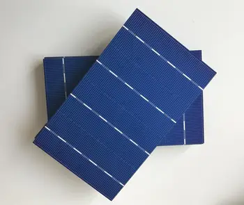 Güneş pilleri DİY güneş paneli 2.5 W 0.5 V 156mm*motorları boyutu yüksek kaliteli güneş pilleri çok Kristalli. 40 adet/Lot Ücretsiz kargo