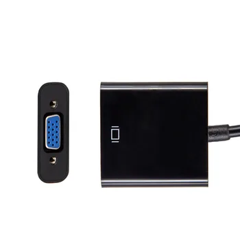 HDMI Analog Video Ses Dönüştürücü Kablo HDMI VGA Konnektör Xbox 360 PS4 PC Laptop TV Kutusu İçin adaptör Dijital VGA