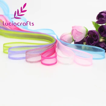 Lucia El Sanatları Çoklu renk seçenekleri 10mm Organze Kurdele Konfeksiyon Malzemeleri 040044067 Dikiş & Saç Yay Aksesuarları DİY