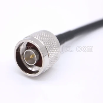 JX Fabrika satış RF Koaksiyel kablo N erkek N erkek RG58 Pigtail kablo 50cm hızlı gemi için konnektör N erkek erkek