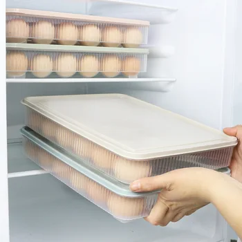 Mutfak Yumurta Saklama Kutusu Ajanda Buzdolabı Yumurta 24 Yumurta Ajanda Kabı Yiyecek Anlaşma Saklama Kabı Plastik Saklama Kutuları