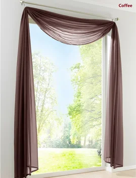 11 Oturma Odası İçin Pencere Eşarp Avrupa Tarzı Valance Perde Perde Eşarp Çok Renkli Sıcak Satış Renk
