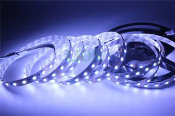 1/2/3/4/M Olmayan su geçirmez 1 led çip RGBW Şerit, SMD 5050 çip 12 V esnek ışık RGB+Beyaz / sıcak beyaz ,4 renkli,60Leds LED