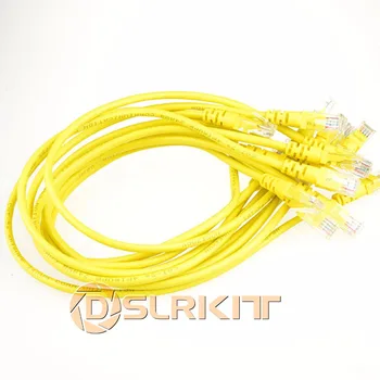 10 Kablolar 16inch 42cm 568B 5 KOAKSİYEL Ethernet RJ-45 Patch Kablo Ağ Kablosu/