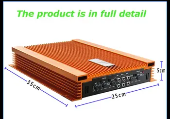 200Wx2 Sınıf/B yüksek güç 4 kanal araba ses amplifikatör araba ses amplifikatör DİY