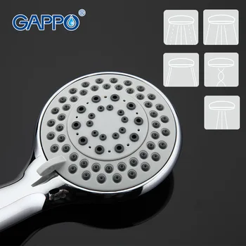 Gappo banyo duş masaj Banyo El duş yağmur duş SPA el Duşu krom su tasarrufu sauna GA06 dokunun Mikser ABS