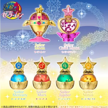 Sailor Moon Gashapon Prism Güç Kubbe Kısmı 1 Su Küre Tam 6 %100 Orjinal Set