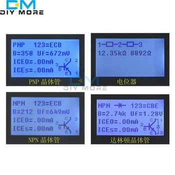 YASALARI ESR Cihazı Transistör Kapasitör Kapasitans Direnç, ESR Metre İçin 1 adet LCD ekran MK-328 TR