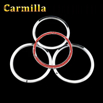 Nissan Xtrail X için Carmilla Krom Kapı Hoparlör Yüzük Kapak Hoparlör Dekorasyon Döşeme Sticker-İz T32 2016 2017 Namussuz