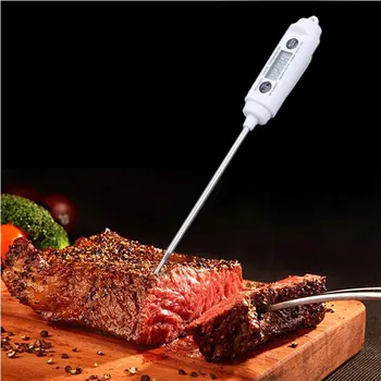Mutfak Anlık Dijital Kalem Et Termometre Mutfak BARBEKÜ Termometre Dijital Sensör Thermoneters Yemek Gıda Probe Oku