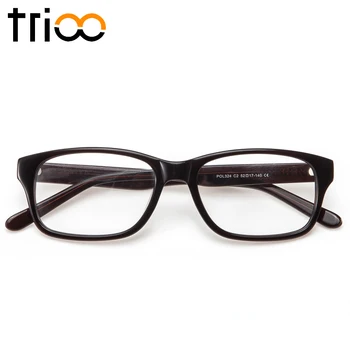 TRİOO Siyah Miyop gözlük numaraları Reçete Kare Açık Gözlük Gözlük Oculos Gafas Okuma Gözlükleri Kadın Gözlükleri