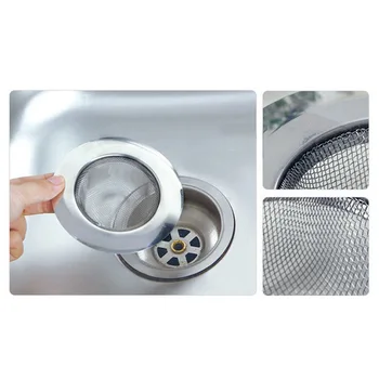 Mutfak Moda paslanmaz çelik mutfak aletleri uygun filtre teli dikenli kanalizasyon