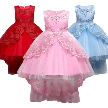 Bebek Kız Elbise Çocuklar Çocuk Kız 2 3 4 5 6 7 8 9 10 Yıl Doğum Günü Kıyafetleri İçin Kızlar Akşam Parti Elbise Elbise Elbiseler