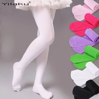 Kızlar için ilkbahar Sonbahar Çocuk Tayt Kız Dans için Külotlu Çorap Çocuk Külotlu çorap Kadife CS081 Çocuk Giyim Tayt