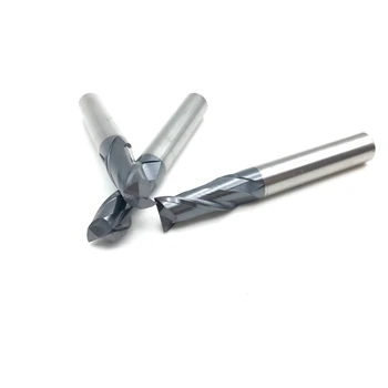 CNC Torna için HRC50-2F-D8*60L EndMills Karbür parmak freze 8mm Düz Kare Spiral Freze Kesici takımlar Metal İşleme