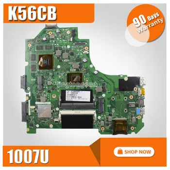 ASUS K56CB K56CM A56C S550CM Laptop Anakart REV 2.0 1007U 4GB Anakart YAZILIM için %100 test