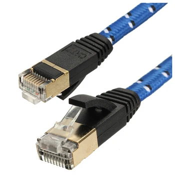 KEDİ 7 CAT7 RJ-45 Ethernet İnternet Ağ LAN Patch Kablo Kablosu