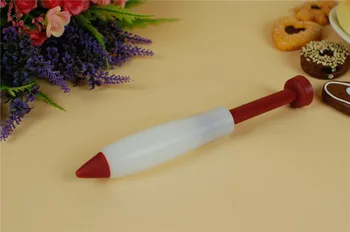 Silindir Kek kalem tatlı dekoratörler Silikon Kek Pasta Krema Şırınga Krem Çikolata Tabağı Kalem Dekor Araçları(91)Kek Araçları