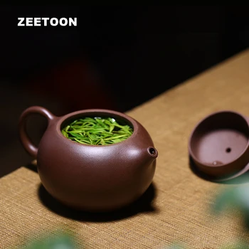200cc Çin Yaratıcı Kung Fu Çay Seramik Mor el Yapımı Yixing Çaydanlık Mor Çamur Xi Shi Pot Ev Dekorasyonu Süsleme Kil Seti