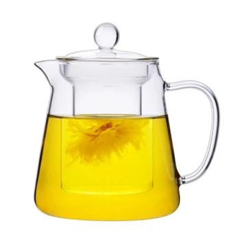 500 / 750 / 950ml Isıya dayanıklı Cam Demlik Çiçek su ısıtıcısı Puer Bitkisel Pot Güvenli çaydanlık Satışta Teaware Ocak Mikrodalga