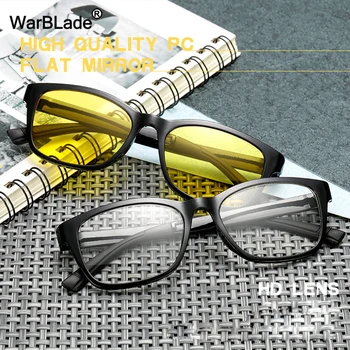 Retro Dikdörtgen Optik Şeffaf Lens Siyah Gözlükler Kadınlar Erkekler İçin Kare Gözlük Gözlük Çerçeveleri Gözlük Leopar WarBLade