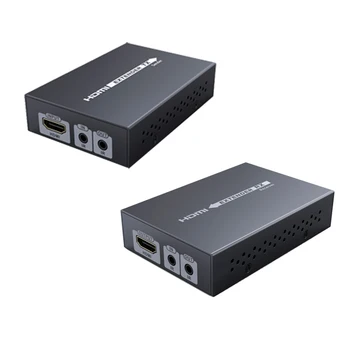 HDBaseT HDMI Extender 70 M 4 K*6 311 1 5/2K üzerinde 3D HDMI HDBaseT Extender LAN IR Uzaktan Tekrarlayıcı,CAT6A/7 HDMI 1.4 V 70