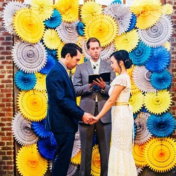 Düğün İçin 10 adet 30cm Renkli Tekerlek Doku Kağıt Fanlar Çiçek Fenerler Doğum günü Ev Ofis Otel Asılı Dekorasyon