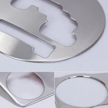 Tonlinker 3 ADET Araba YENİ Paslanmaz Çelik Beş stil Mitsubishi TÜRÜDÜR 2013-15 için Dekoratif Panel Kapak Kılıf Sticker Tezgahları