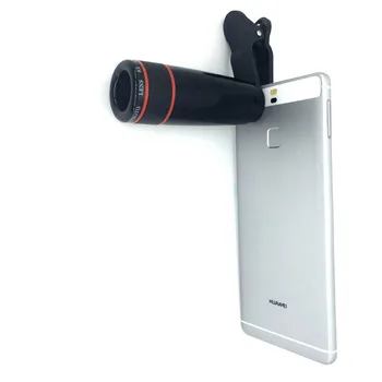İphone 7in1 Telefonu Kamera Lens Seti 12 x Telefoto Lens + Geniş Açı Makro +Balık Gözü + Bluetooth Uzaktan + Tripod ve Android