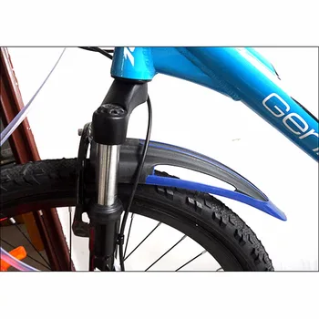 1 Set Dağ Bisikleti Mudguard İleri Seviye Bisiklet Çamurluklar Ön Arka çamurluk Bisiklet Lastik Çamurluklar Çamur koruyucu Kanatları Bisiklet Set Setleri