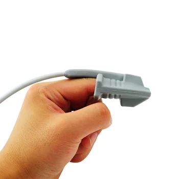 Kalite Klip Oksimetre DS100A Yetişkin Parmak İçin Tıbbi Cihaz Sağlık 9 Pin ACTH Sensör Kablosu Yumuşak uçlu Garantili