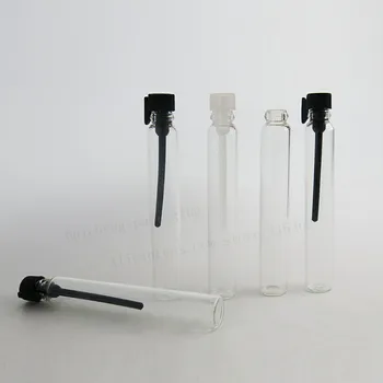 500 x 3 ML Mini Küçük Cam Parfüm Numune Şişeleri Parfüm Şişesi 3cc Boş Laboratuvar Sıvı Koku Tüp Deneme Şişesi